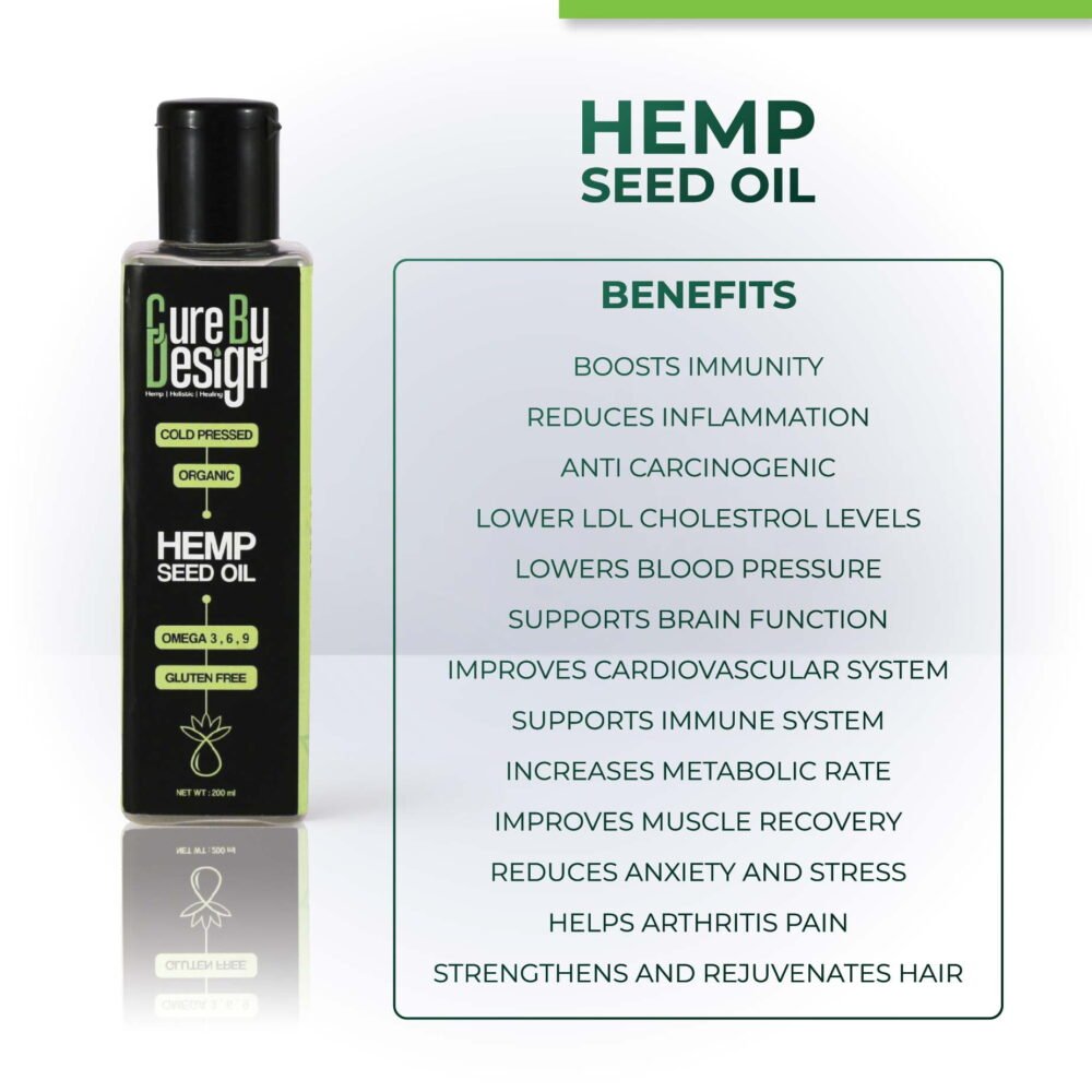 Cure By Design Hemp Seed Oil 200ml (4)