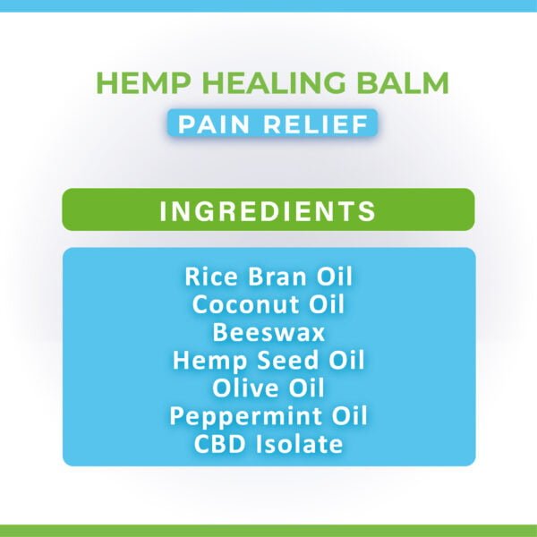 pain relief hemp healing balm