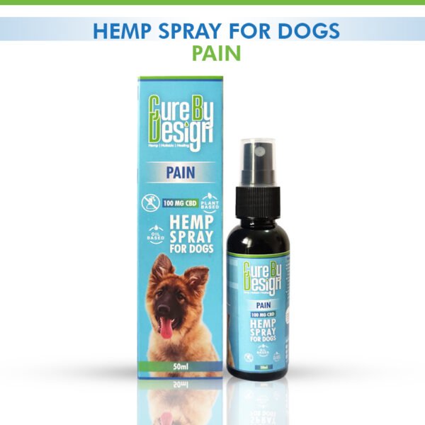 Cure By Design Hemp Spray for Dogs Pain