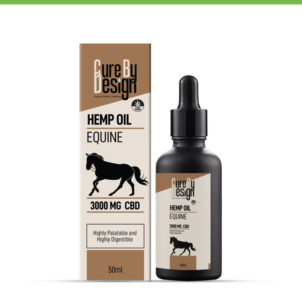 Cure By Design Hemp Oil for Equine 3000mg CBD 50ml (1)