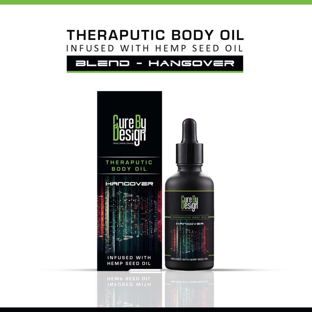Cure By Design Hangover Theraputic Body Oil 30ml
