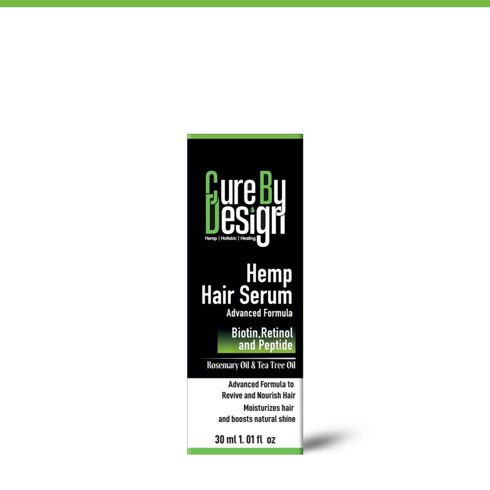 Cure By Design Hemp Hair Serum 30ml (2)