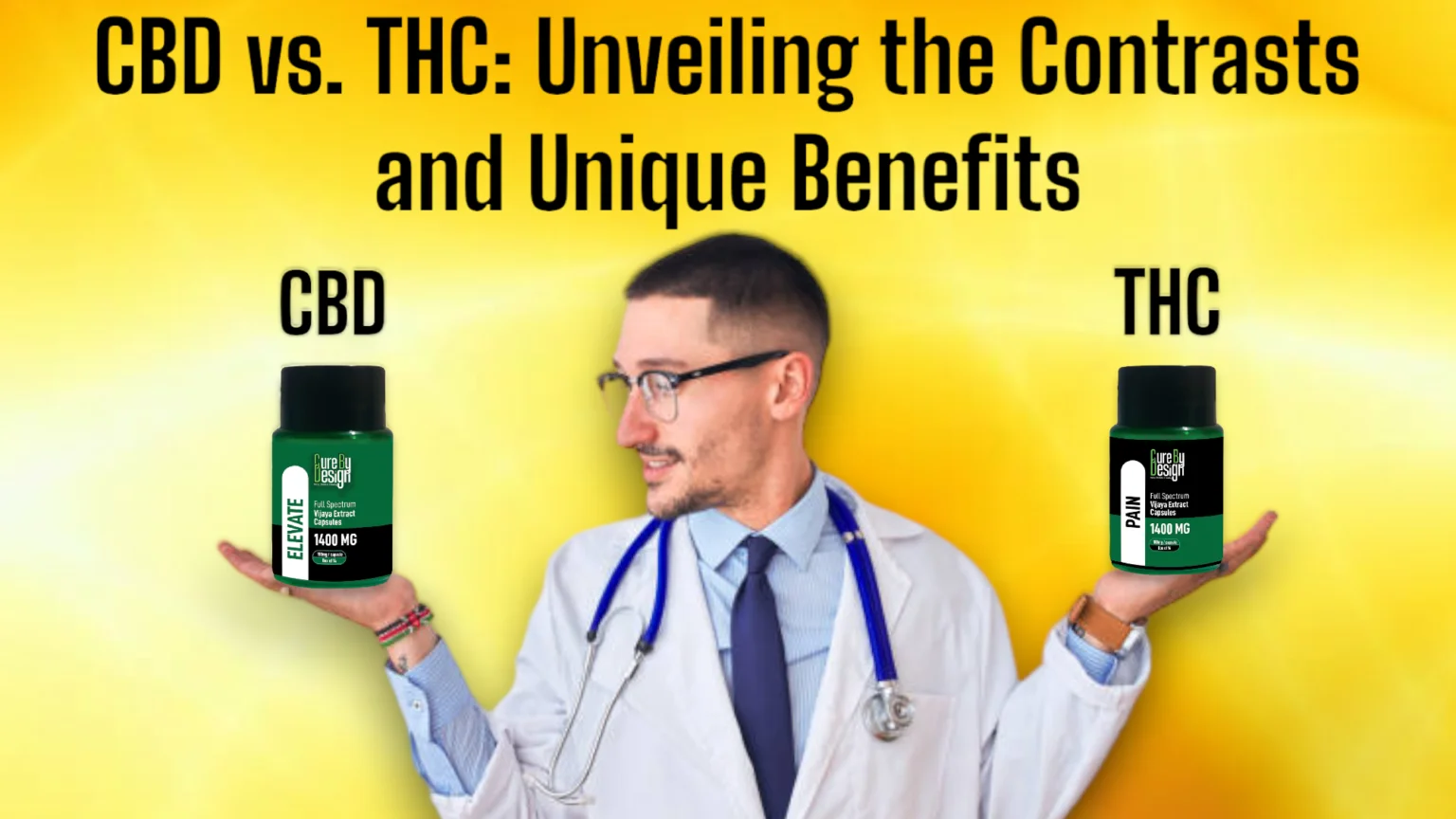 CBD VS THC: unveiling the contrasts and unique benefits