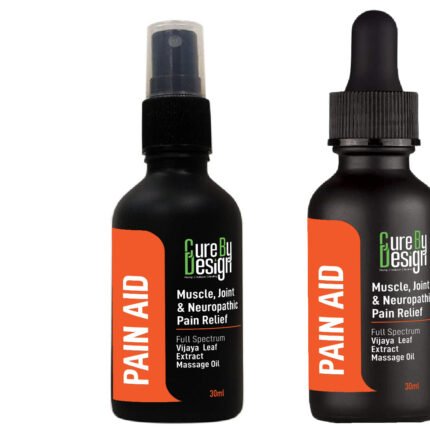 Buy Pain Aid Full Spectrum Vijaya Extract Massage Oil 30ml - curebydesign