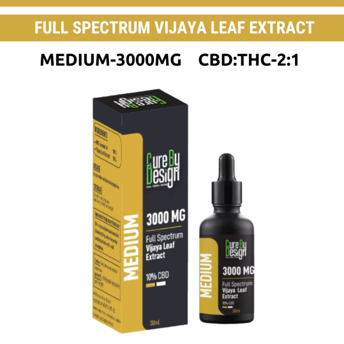 Medium (10%) - Stress, Anxiety, and More - Dewaxed 1000mg/ml - Image 1