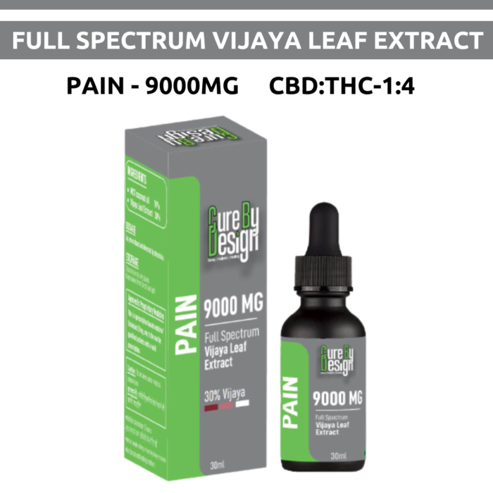 Pain Tincture - Uplifted Mood and Relief from Chronic Pain and Nausea - RAW 300mg/ml - Image 1