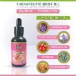 Therapeutic body Oil Infused with Hemp Seed Oil Blend PMSCAPE