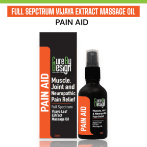 Buy PAIN AID Full Spectrum Vijaya Leaf Extract Massage Oil 30 ml - curebydesign