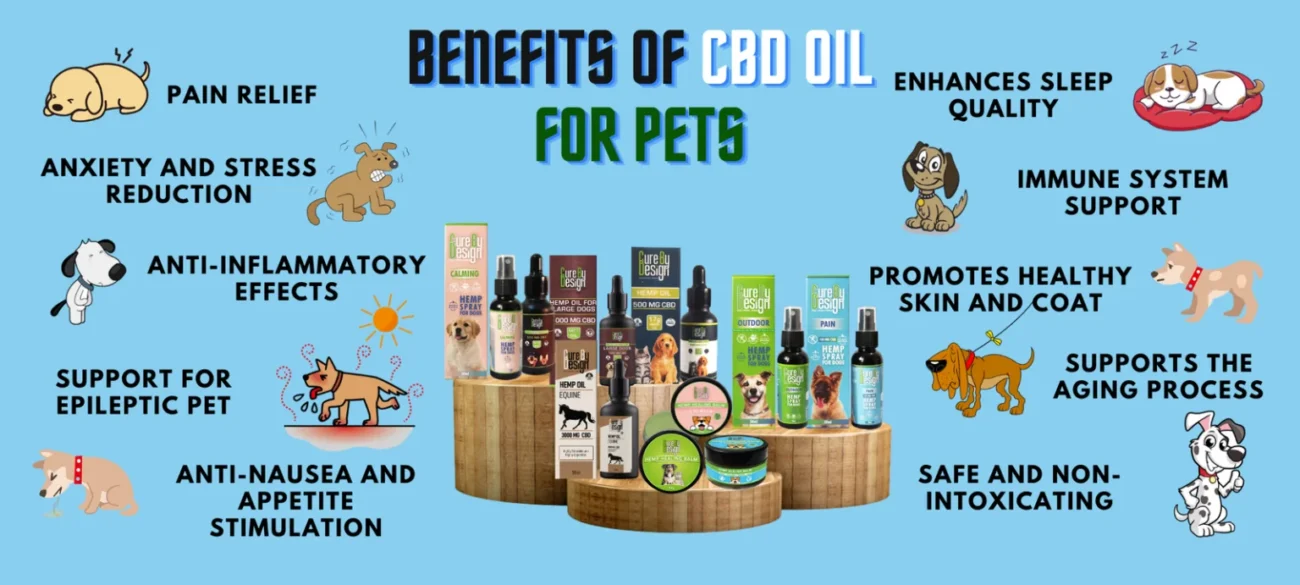 Benefits of CBD oil for pets