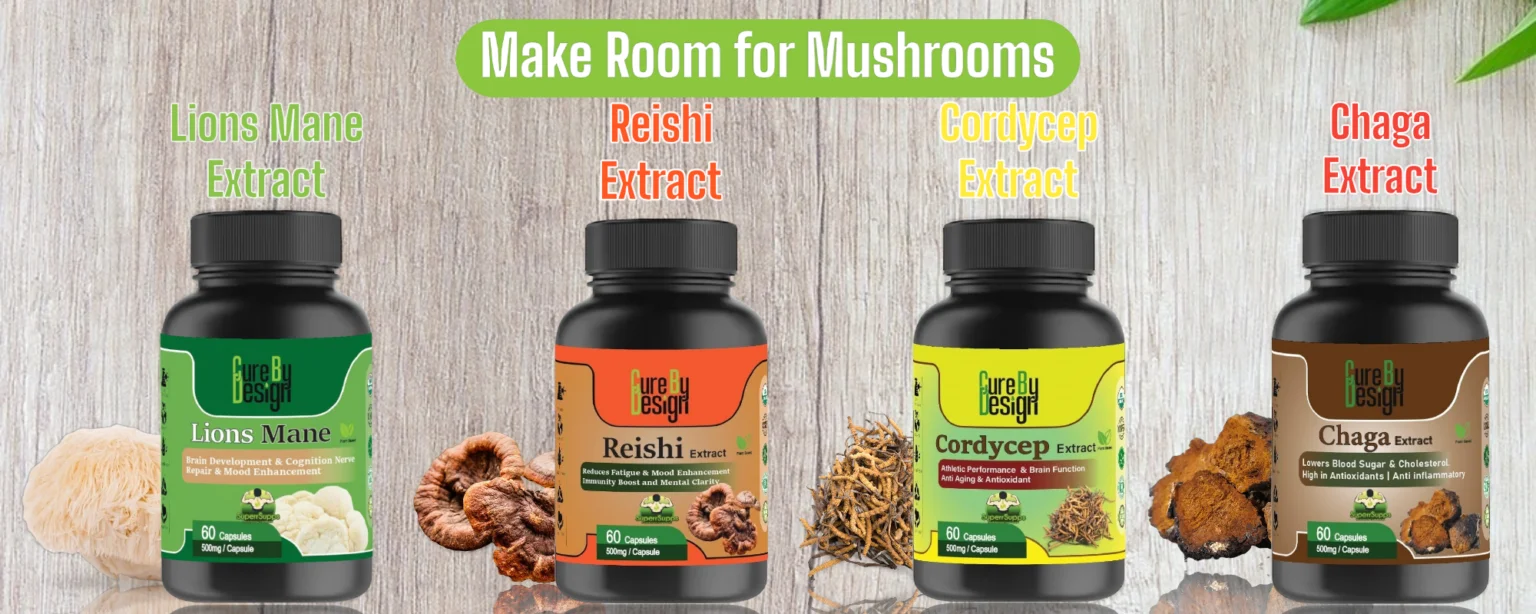make room for mushrooms
