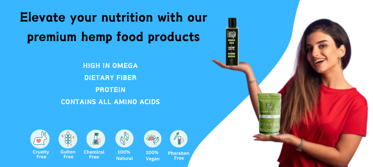 Cure By Design premium Hemp Food products