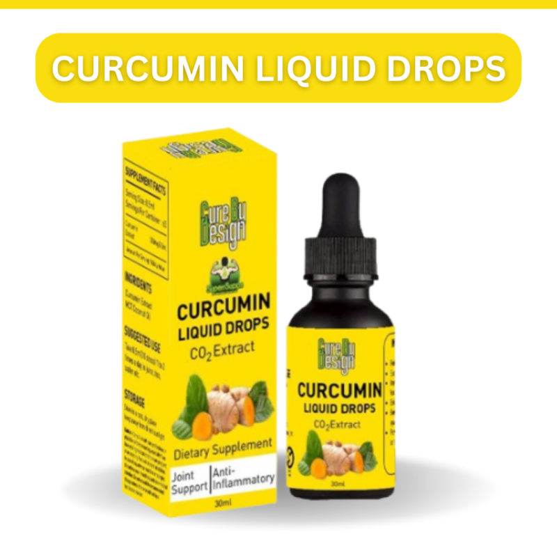 Cure By design Curcumin Liquid Drops 1