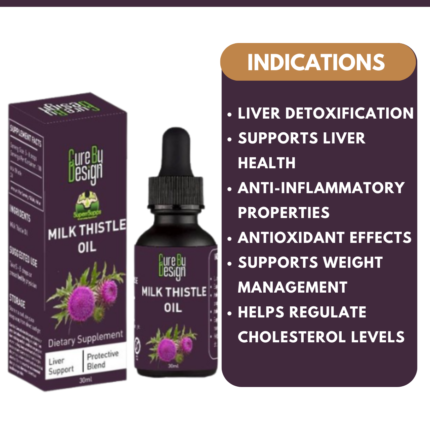 indications Cure By design Milk Thistle Oil