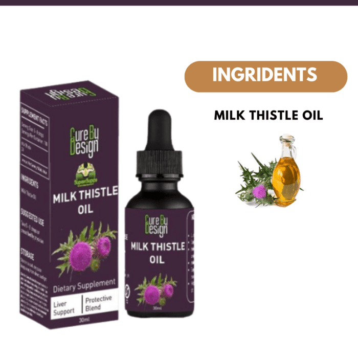 Cure By design Milk Thistle Oil 3
