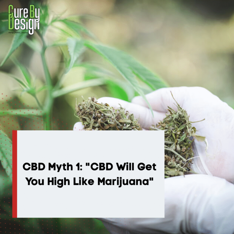CBD Myth 1: "CBD Will Get You High Like Marijuana"