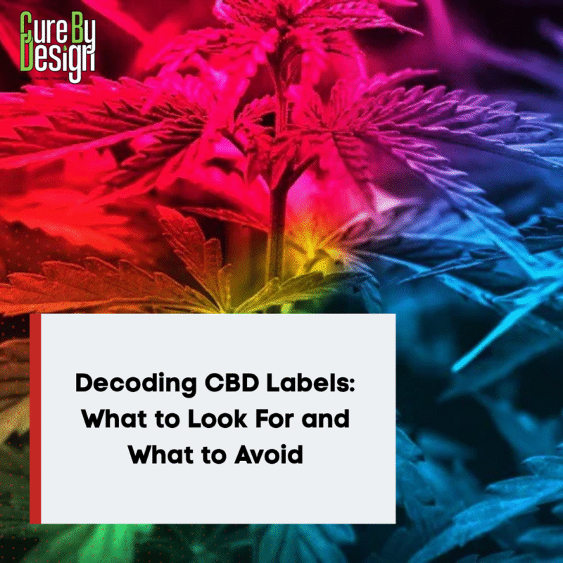 Decoding CBD Labels: What to Look For and What to Avoid