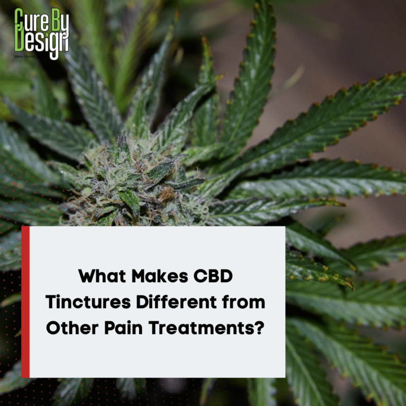 What Makes CBD Tinctures Different from Other Pain Treatments?
