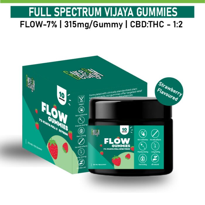 Flow CBD Gummies – Comprehensive Relief and Therapeutic Support 3150mg (7%) - Image 1