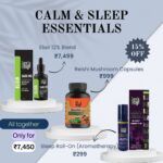 Calm & Sleep Essentials – CBD & Mushroom Bundle for Stress Relief and Restful Sleep