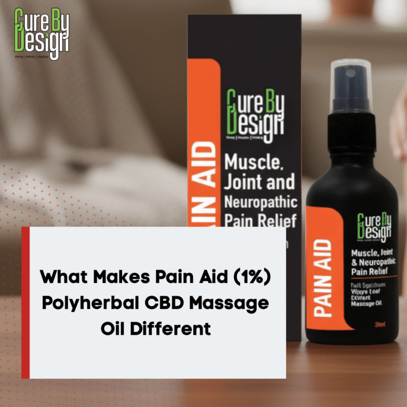 What Makes Pain Aid (1%) Polyherbal CBD Massage Oil Different