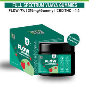 Flow CBD Gummies – Comprehensive Relief and Therapeutic Support - 315mg Per Gummy (7%) - Pack Of 10