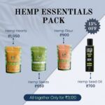 Hemp Essentials Pack – Daily Superfood Nutrition with Hemp Seeds, Protein & Oil
