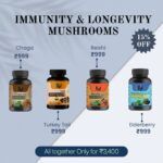 Immunity & Longevity Mushrooms – Functional Mushroom Bundle for Daily Vitality and Defense