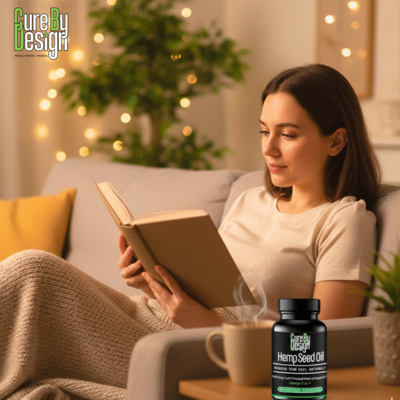 Immune System Support With Hemp Seed Oil Softgel