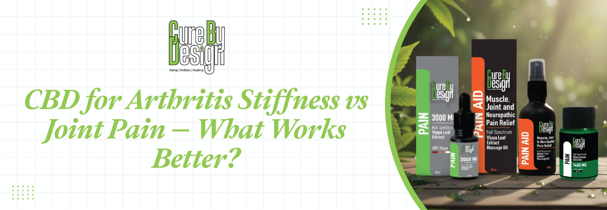 CBD for arthritis stiffness