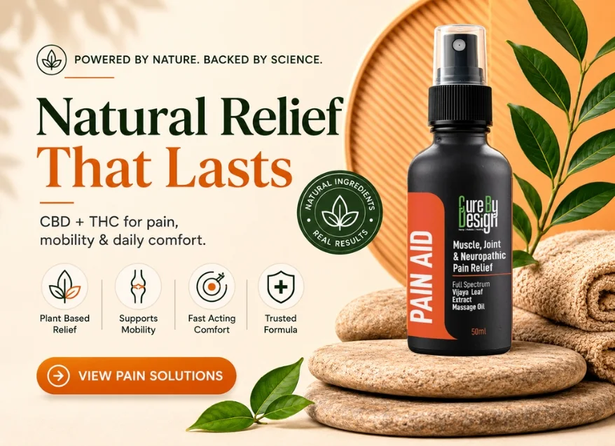 natural relief pain wellness cbd thc cure by design 1