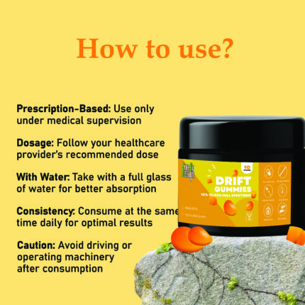 Drift Gummies – Relaxation, Sleep & Therapeutic Support – 500mg Per Gummy - Image 12
