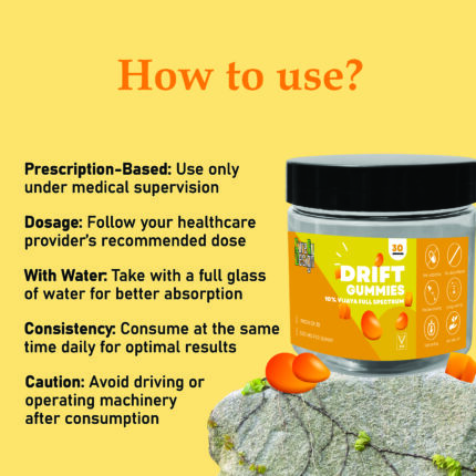 Drift Gummies – Relaxation, Sleep & Therapeutic Support – 500mg Per Gummy - Image 5
