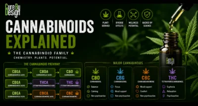 Cannabinoids explained including CBD CBG CBC and THC